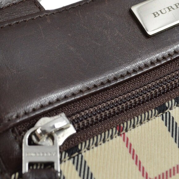 Burberry Beige Burberry Check Shoulder Bag - Picture 8 of 9
